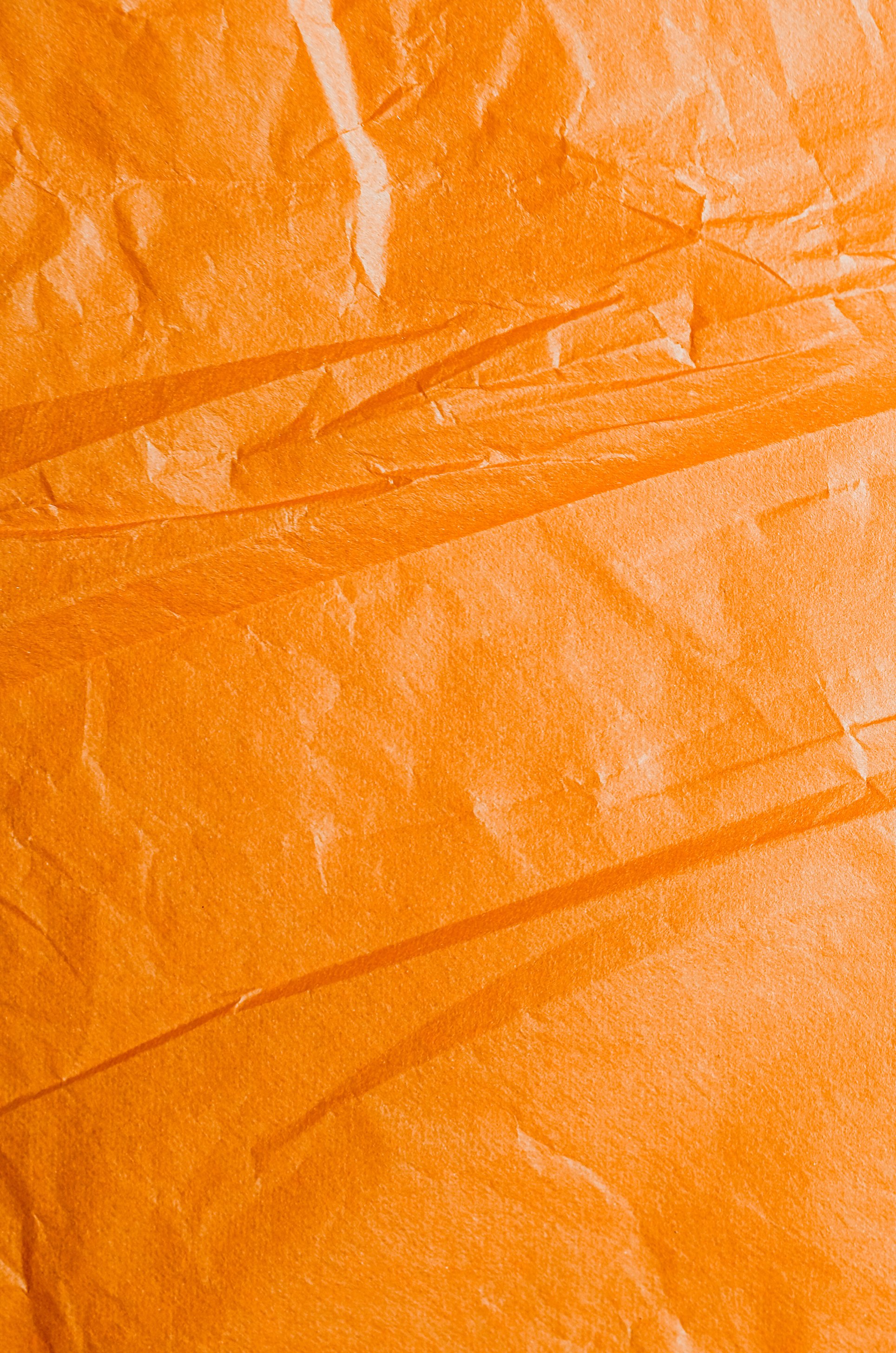 Orange Crumpled Paper